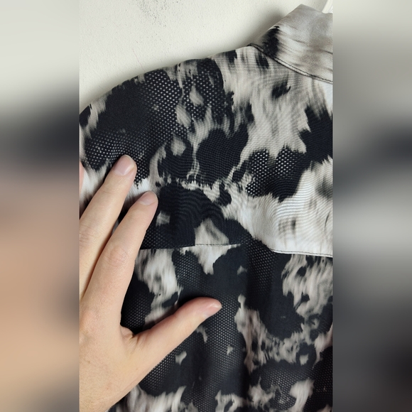 NWT Erfo tunic shirt abstract print blouse top trendy 22 Plus size new cupro - Picture 16 of 16